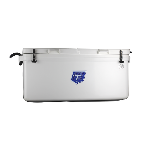 ICEY-TEK 125 QT Cooler Split Lid With Permanent 50/50 Divider DL2