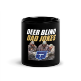 Icey-Tek Deer Blind Dad Joke Black Glossy Mug