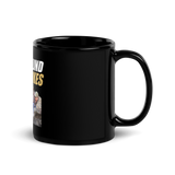 Icey-Tek Deer Blind Dad Joke Black Glossy Mug