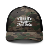 Icey-Tek Deer Blind Dad Joke Camouflage Trucker Hat