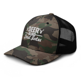 Icey-Tek Deer Blind Dad Joke Camouflage Trucker Hat