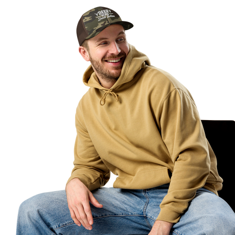 Icey-Tek Deer Blind Dad Joke Camouflage Trucker Hat