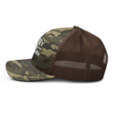 Icey-Tek Deer Blind Dad Joke Camouflage Trucker Hat