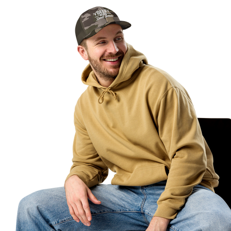 Icey-Tek Deer Blind Dad Joke Camouflage Trucker Hat