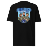 Icey-Tek Deer Blind Dad Jokes Men’s premium Heavyweight Tee