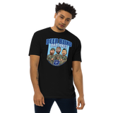 Icey-Tek Deer Blind Dad Jokes Men’s premium Heavyweight Tee