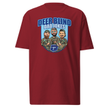 Icey-Tek Deer Blind Dad Jokes Men’s premium Heavyweight Tee