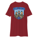 Icey-Tek Deer Blind Dad Jokes Men’s premium Heavyweight Tee