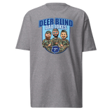 Icey-Tek Deer Blind Dad Jokes Men’s premium Heavyweight Tee