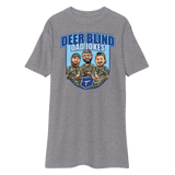 Icey-Tek Deer Blind Dad Jokes Men’s premium Heavyweight Tee