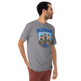 Icey-Tek Deer Blind Dad Jokes Men’s premium Heavyweight Tee