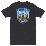 Icey-Tek Deer Blind Dad Jokes Men’s premium Heavyweight Tee