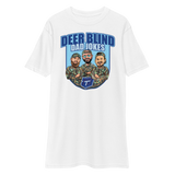 Icey-Tek Deer Blind Dad Jokes Men’s premium Heavyweight Tee