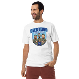 Icey-Tek Deer Blind Dad Jokes Men’s premium Heavyweight Tee