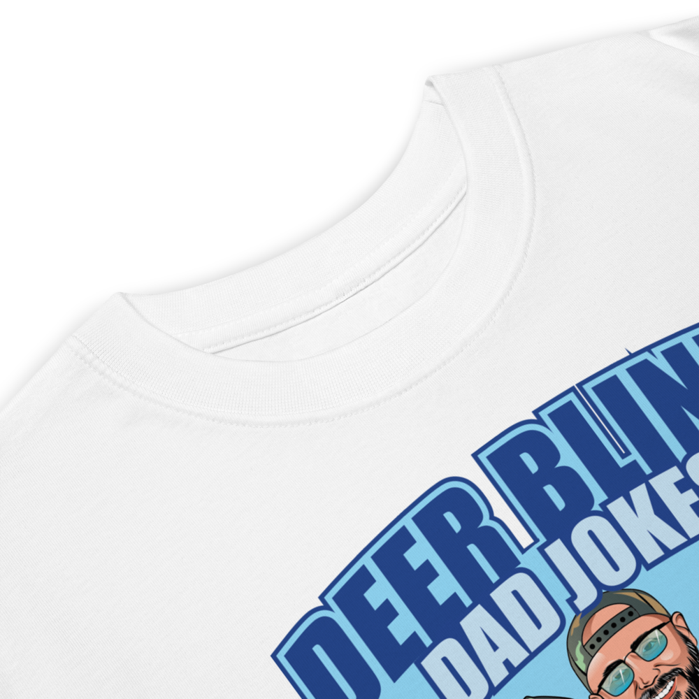 Icey-Tek Deer Blind Dad Jokes Men’s premium Heavyweight Tee