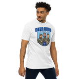 Icey-Tek Deer Blind Dad Jokes Men’s premium Heavyweight Tee