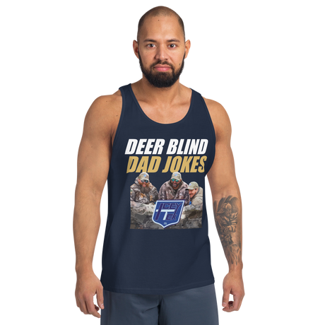 Icey-Tek Deer Blind Dad Joke Men's Tank Top