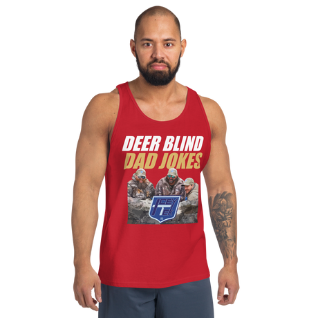 Icey-Tek Deer Blind Dad Joke Men's Tank Top