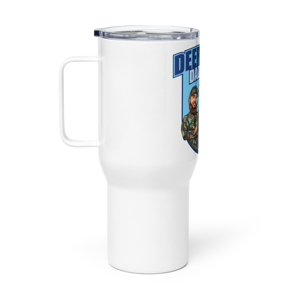 Icey-Tek Deer Blind Dad Jokes Travel Cup